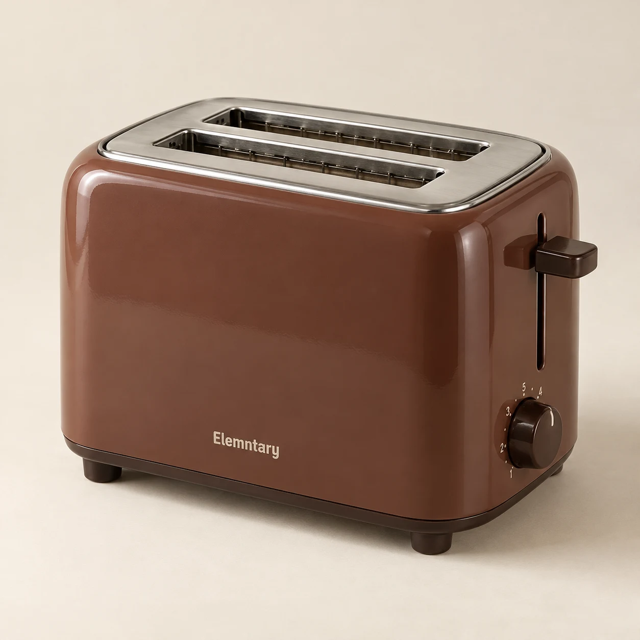 Maron Two-Slice Toaster in Chestnut